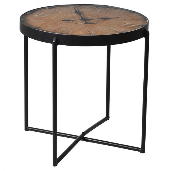 Clock Face Side Table