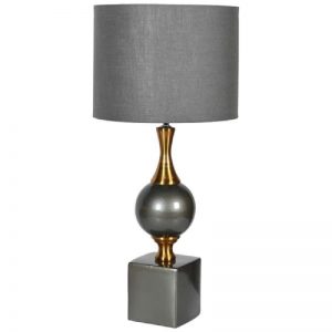 Grey & Gold Table Lamp