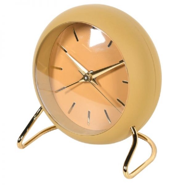 Yellow and Gold Alarm Clock