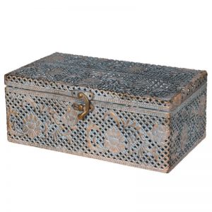 Antique Style Filigree Box