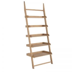 Wooden Ladder Style Shelf Unit