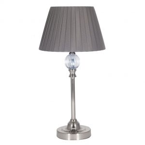 Renee Silver Metal Table Lamp