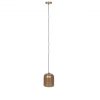 Kochi Antique Brass Metal Hammered Dome Pendant Light