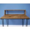Industrial Style Laptop Desk On Shaped Metal Legs - Image 6