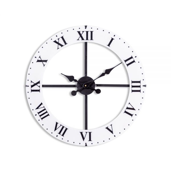 Medium-Black-and-White-Dial-Wall-Clock