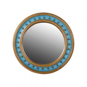 Turquoise-Convex-Mirror