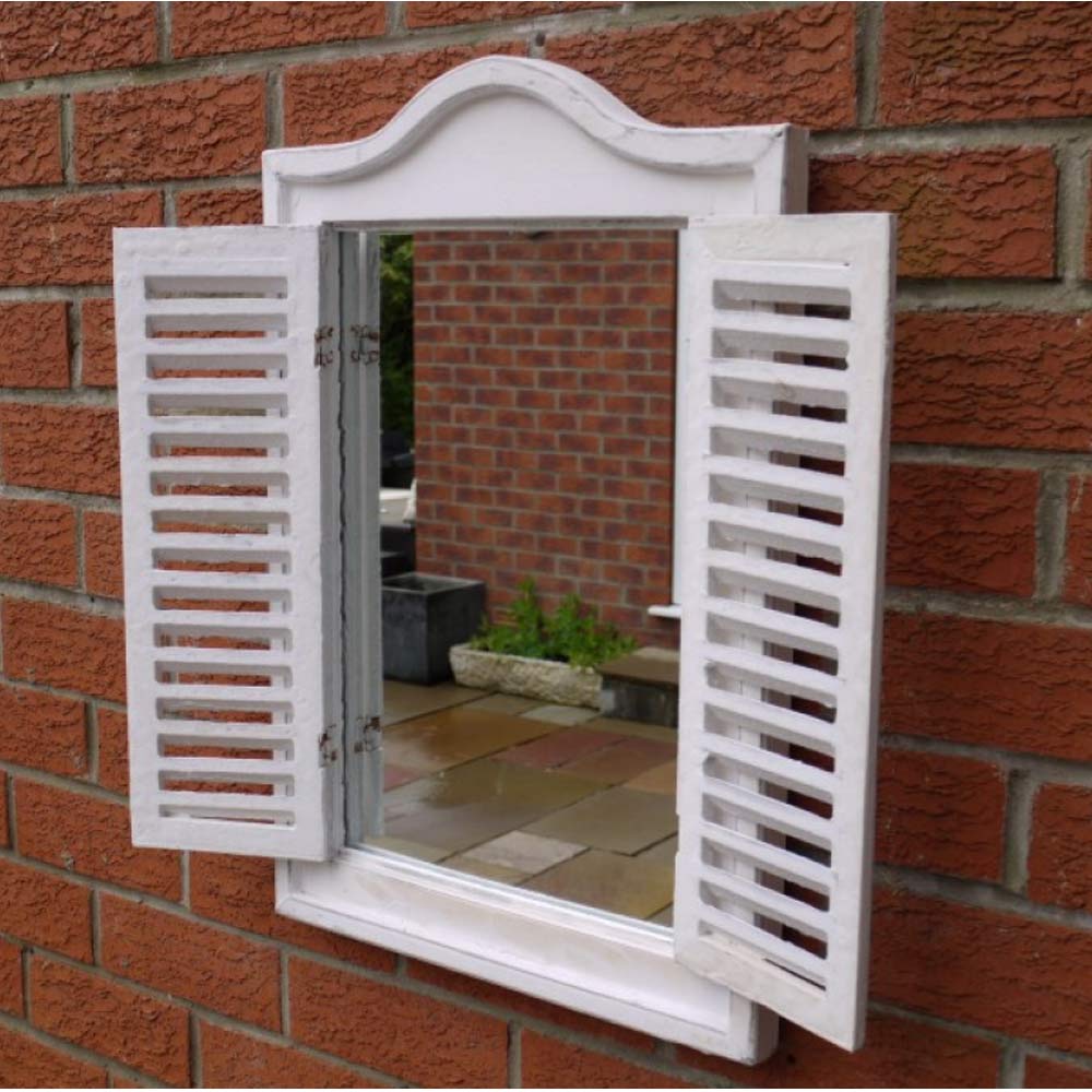 Large Window Shutter Mirror Lots Furnishings