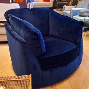 Hudson-Swivel-Armchair-Velvet-Blue
