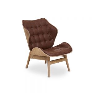 Vinsi-Deep-Tufted-Brown-Armchair