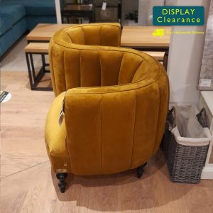 Mustard Opposite Chair Display Clearance