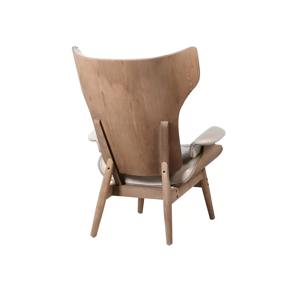 Leather-Armchair-with-Timber-Legs---Grey1