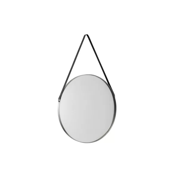 Round Pewter Mirror jpg