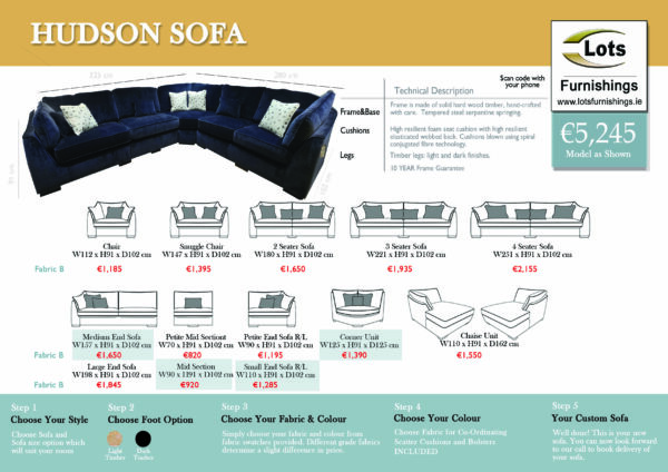 The "Hudson" Sofa Collection - Image 9