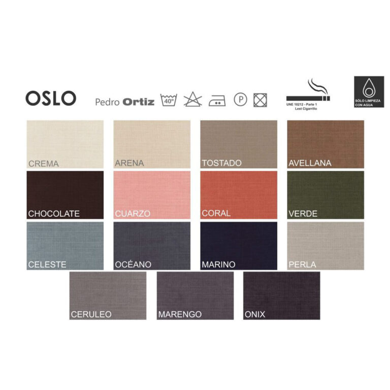 Oslo Colour Swatch Fabric