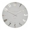 20 Inch Mulberry Wall Clock Silver Cloud 1