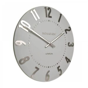 20 Inch Mulberry Wall Clock Silver Cloud 2