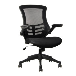 Mint Black High Back Mesh Operators Chair