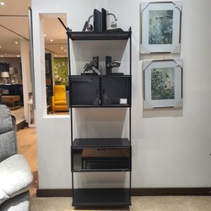 Black Industrial Wall Unit (Floor Model)